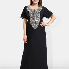 Be You Embroidered Maxi Nightdress