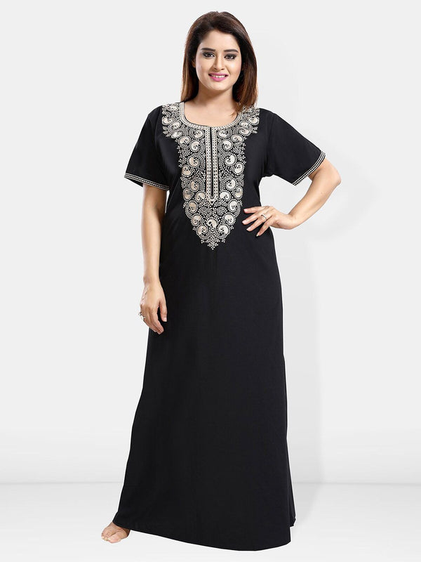 Be You Embroidered Maxi Nightdress