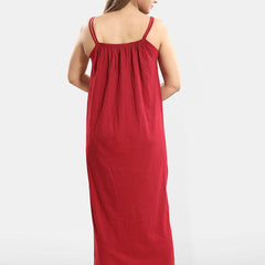 Be You Shoulder Straps Cotton Maxi Nightdress