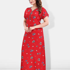 Be You Floral Printed Maxi Feeding & Maternity Nightdress