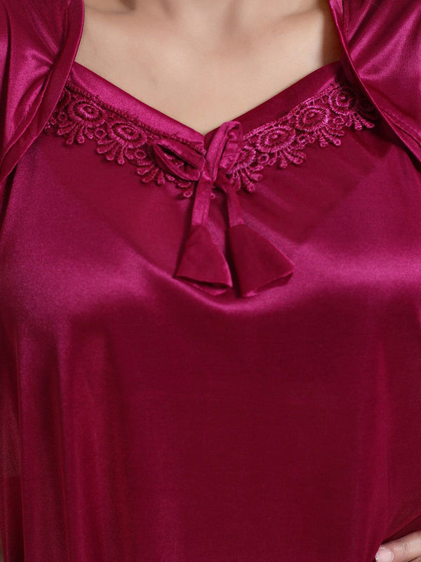Be You Satin Maxi Nightdress