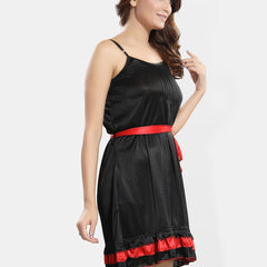Be You Shoulder Strap Satin Nightdress