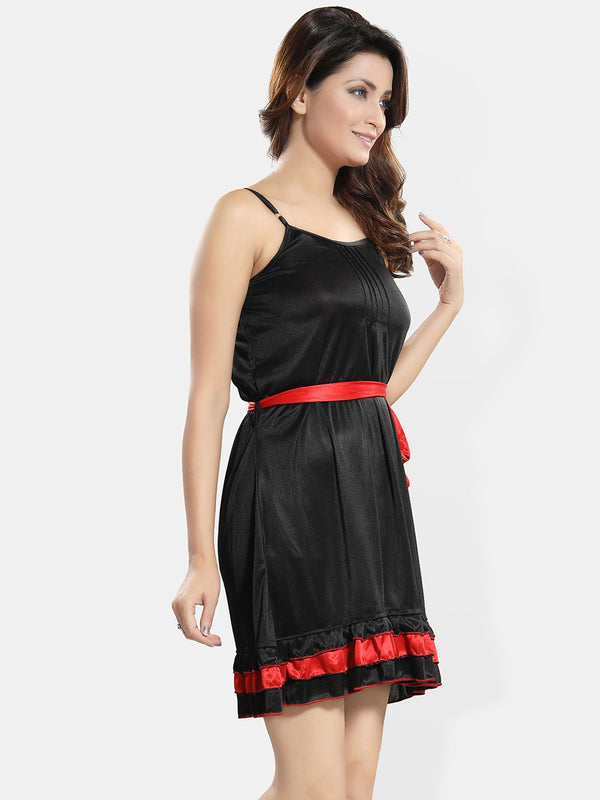 Be You Shoulder Strap Satin Nightdress