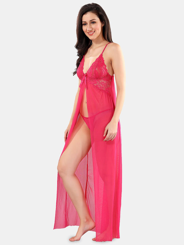 Be You Net Baby Doll With Panty