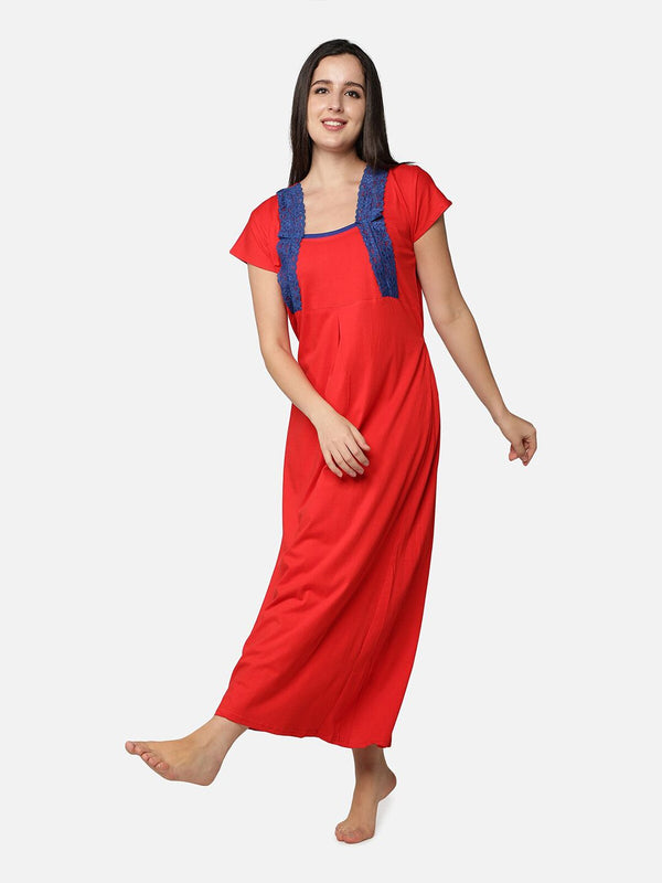 Be You Red Maxi Nightdress