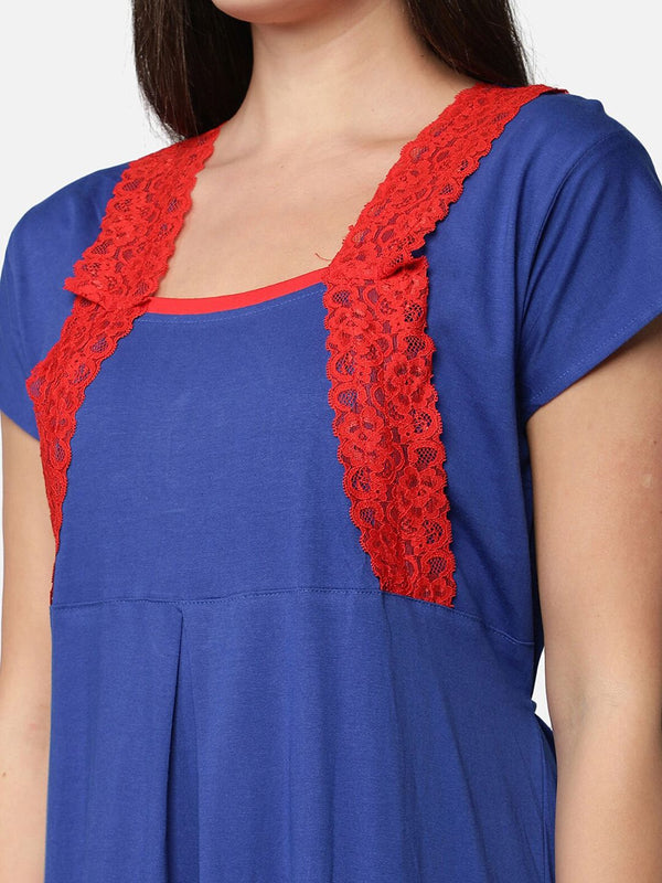 Be You Blue Maxi Nightdress