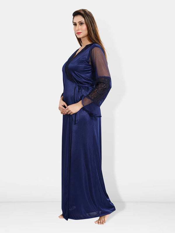 Be You Satin Maxi Nightdress with Robe