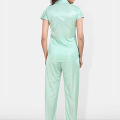 Be You Satin Shirt & Lounge Pant Night Suit