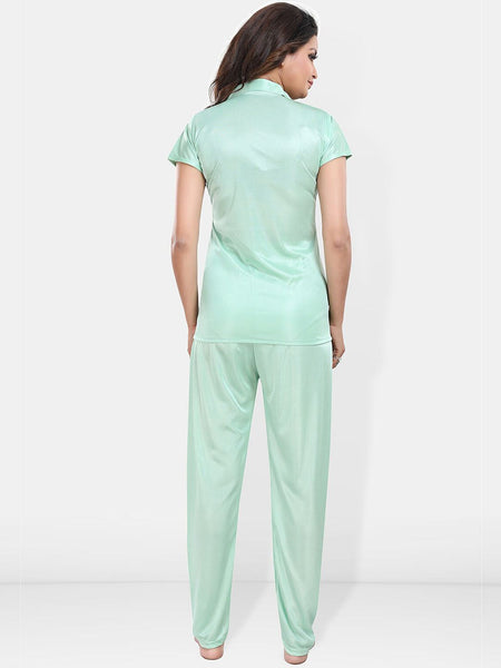 Be You Satin Shirt & Lounge Pant Night Suit