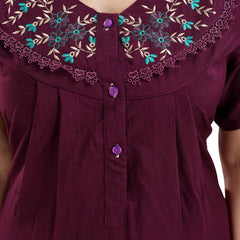 Be You V-Neck Maxi Sweat Nightdress