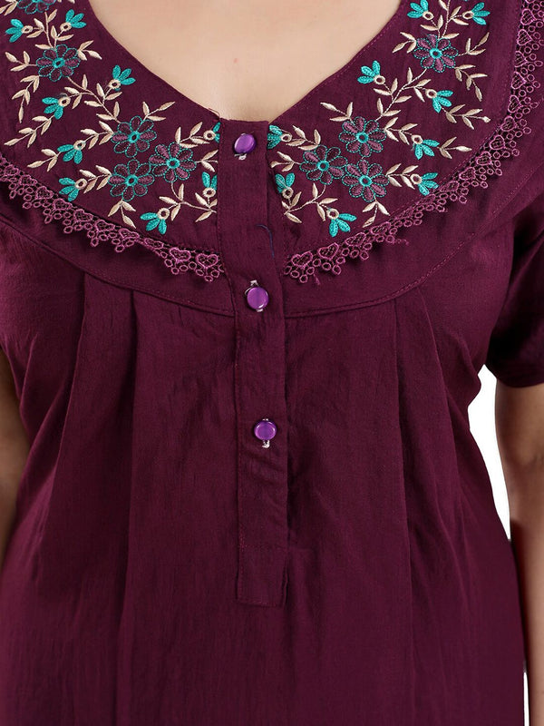 Be You V-Neck Maxi Sweat Nightdress