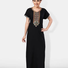 Be You Embroidered Maxi Nightdress