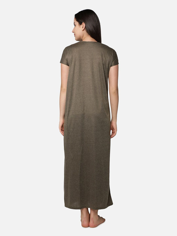 Be You Striped Maternity & Feeding Maxi Nightdress