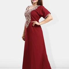 Be You Embroidered Maxi Nightdress