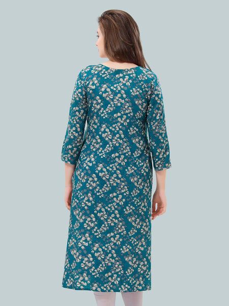 Be You Women Floral Printed Maternity Kurta
