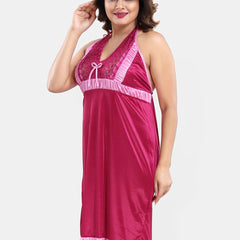 Be You Satin Wrap Nightdress With Robe