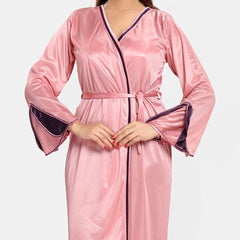 Be You Women Satin Maxi Nightdress With Robe