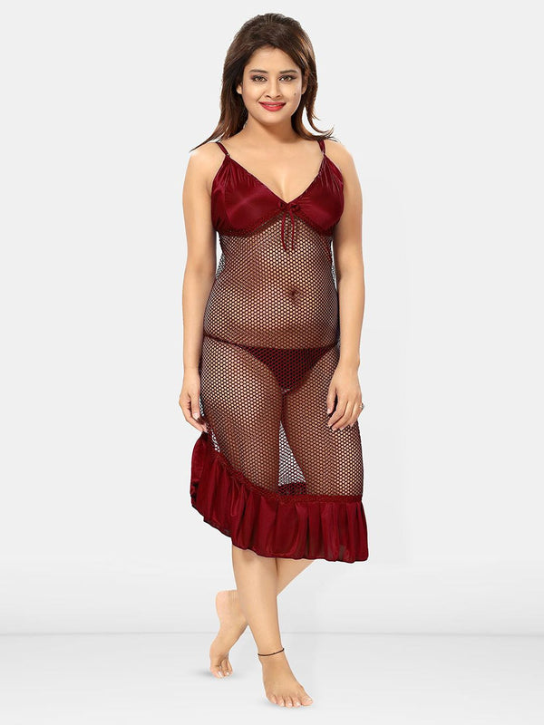 Be You Women Maxi Nightdress