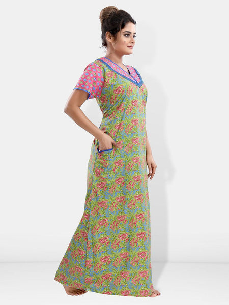 Be You Floral Printed Maxi Nightdress