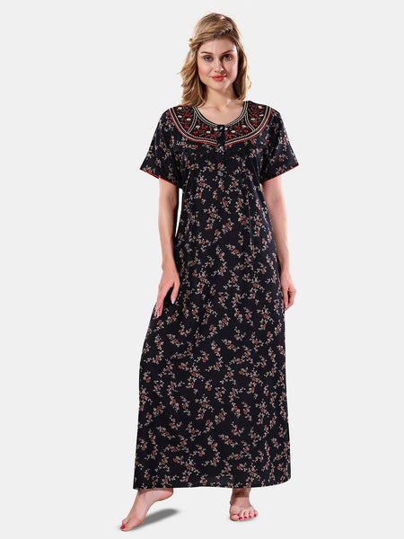 Be You Floral Printed Maxi Nightdress