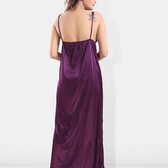 Be You V-Neck Satin Maxi Nightdress