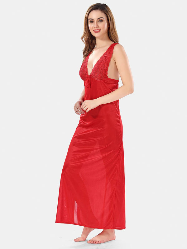 Be You Satin Maxi Nightdress With Robe