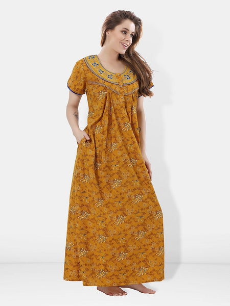 Be You Floral Printed Maxi Nightdress