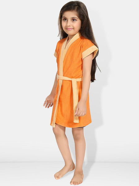 Be You Kids Terry Cotton Water Absorbent Bath Robe With Belt