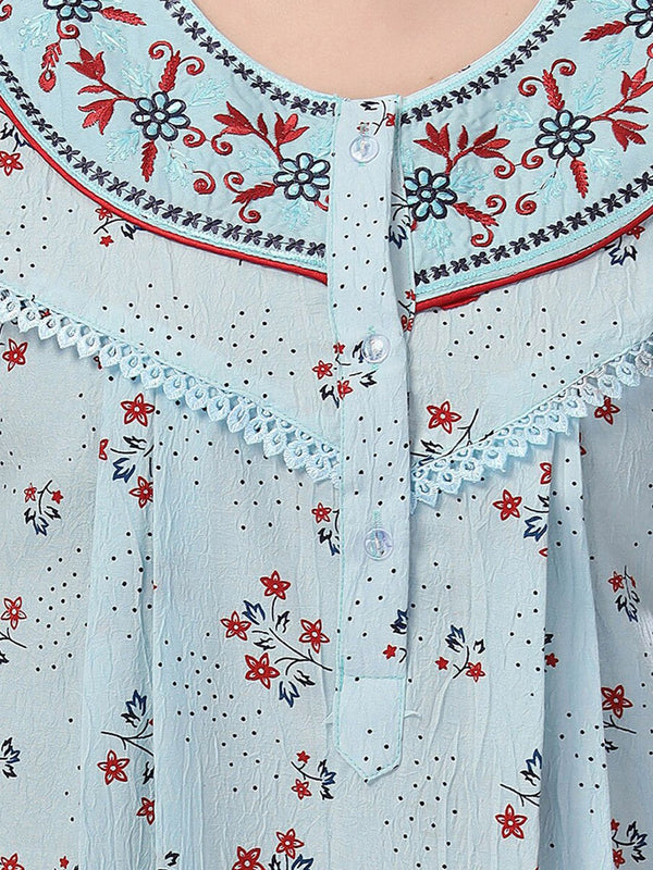 Be You Floral Printed Maxi Nightdress