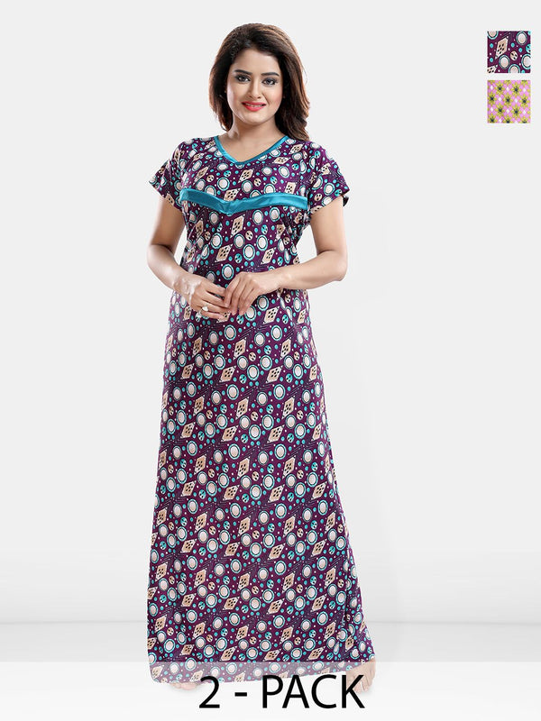Be You Printed Maxi Nightdress