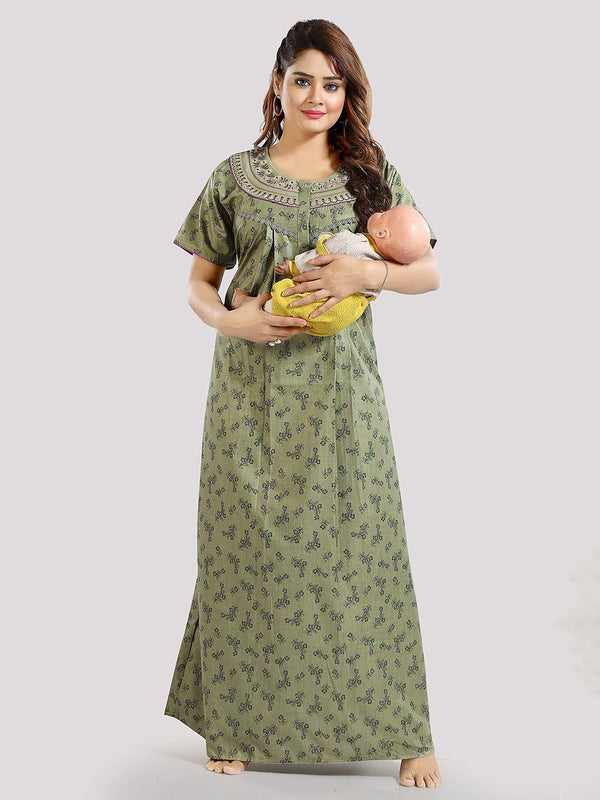 Be You Floral Printed Maxi Nightdress
