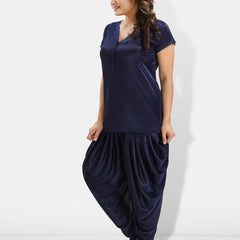 Be You 6 Pieces Satin Maxi Nightdress Set With Robe And Lingerie Set