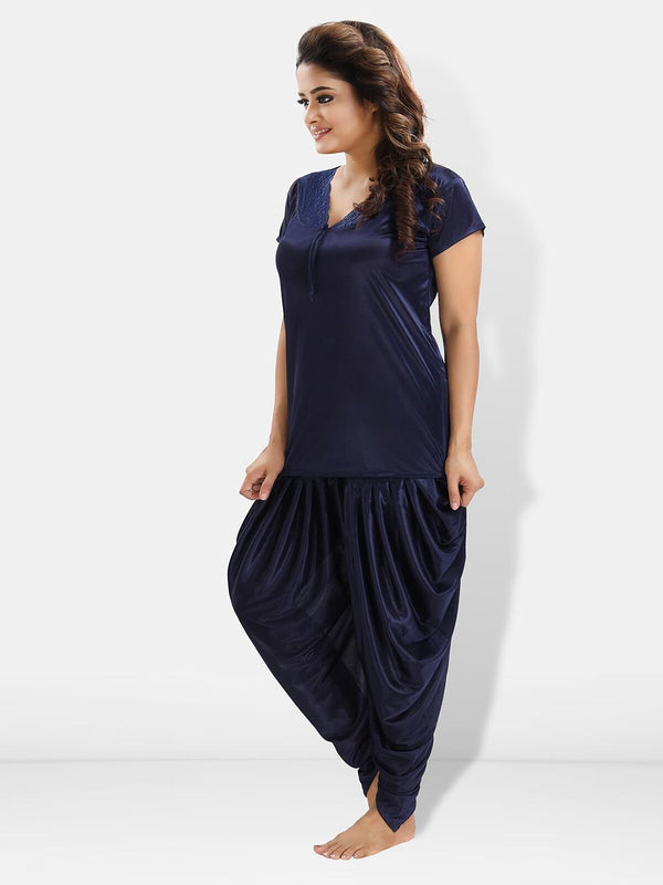 Be You 6 Pieces Satin Maxi Nightdress Set With Robe And Lingerie Set