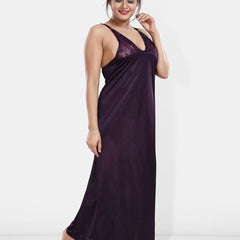 Be You Maxi Satin Wrap Nightdress With Robe