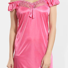 Be You Satin Wrap Nightdress With Robe