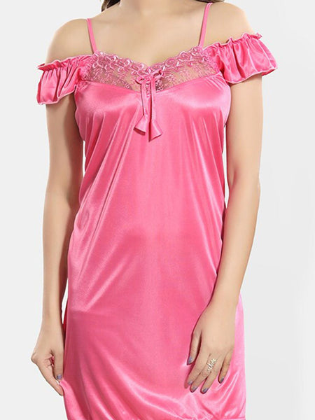 Be You Satin Wrap Nightdress With Robe