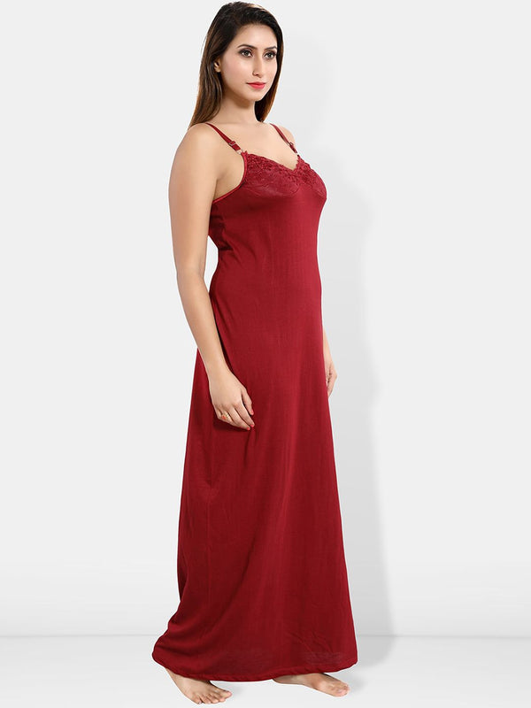 Be You Sleeveless Cotton Maxi Nightdress
