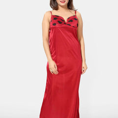 Be You Women Conversational Printed Maxi Nightdress