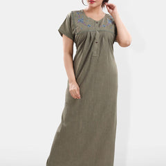 Be You V Neck Maxi Nightdress