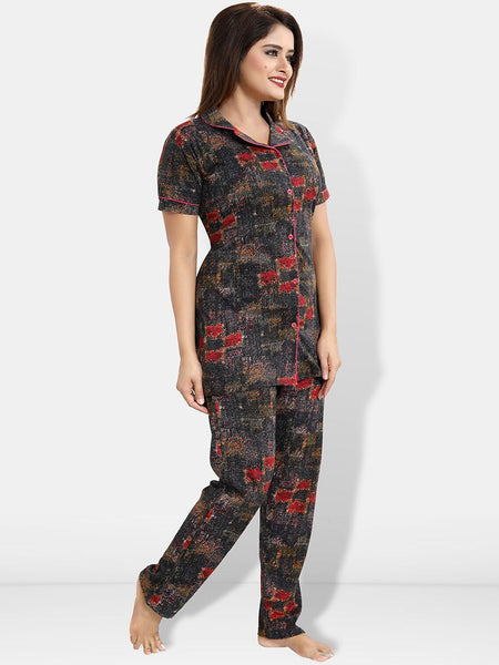 Be You Printed Shirt & Pyjama