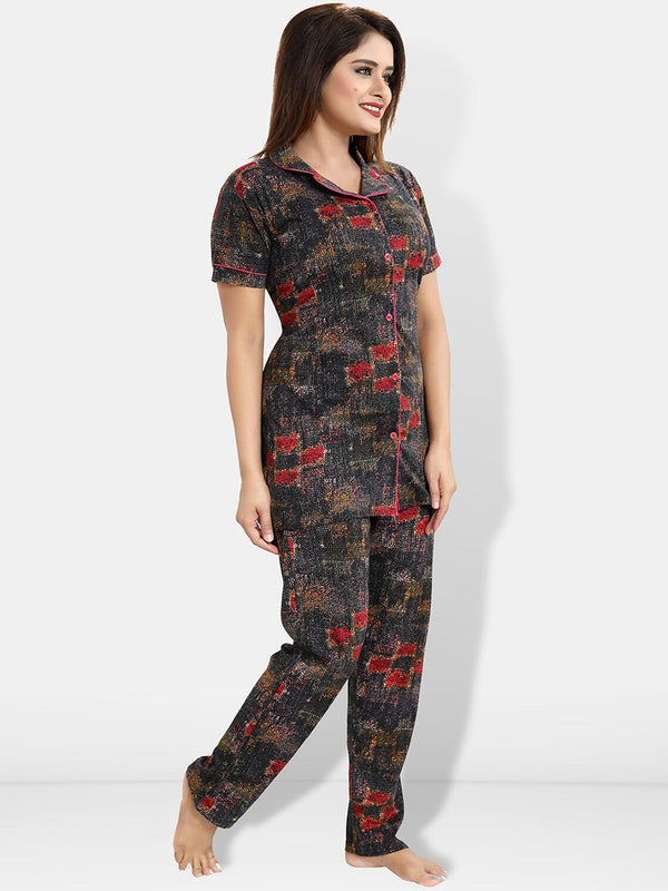 Be You Printed Shirt & Pyjama