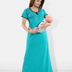 Be You Pack Of 2 Women Striped Maxi Nightdress