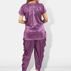Be You Square Neck Satin Night suit
