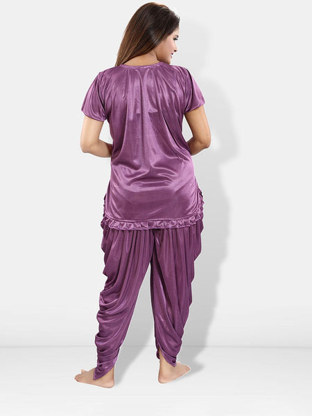 Be You Square Neck Satin Night suit