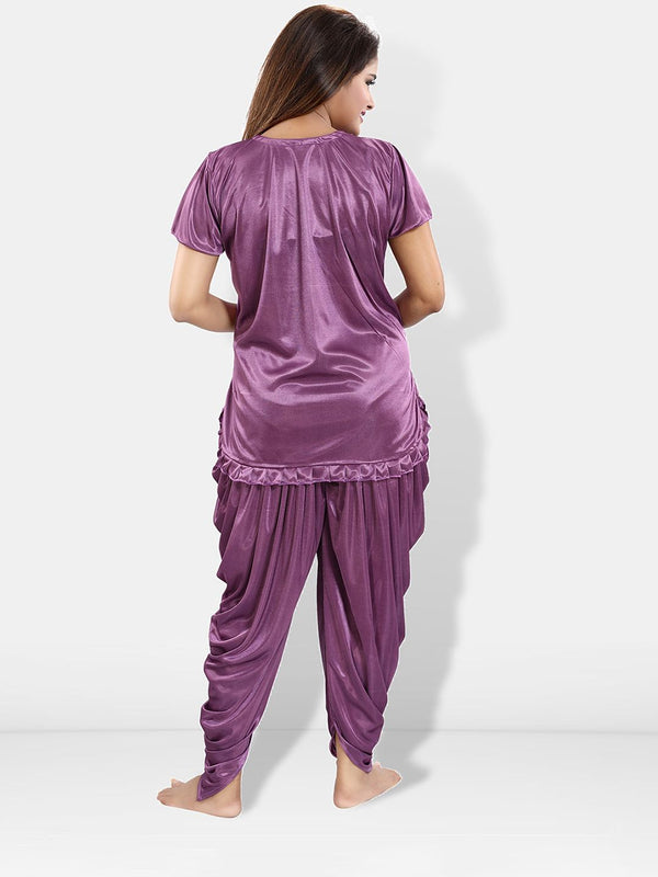 Be You Square Neck Satin Night suit