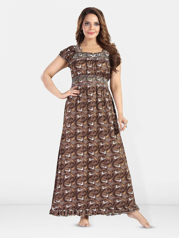 Be You Printed Maxi Nightdress