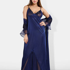 Be You Satin Maxi Nightdress with Robe