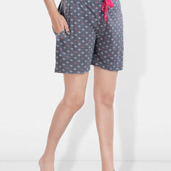 Be You Women Floral Printed Lounge Shorts