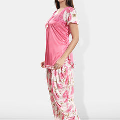 Be You Pack of 2 Square Neck Satin Night suit