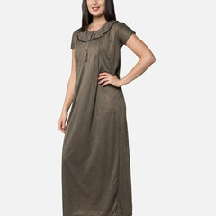 Be You Striped Maternity & Feeding Maxi Nightdress